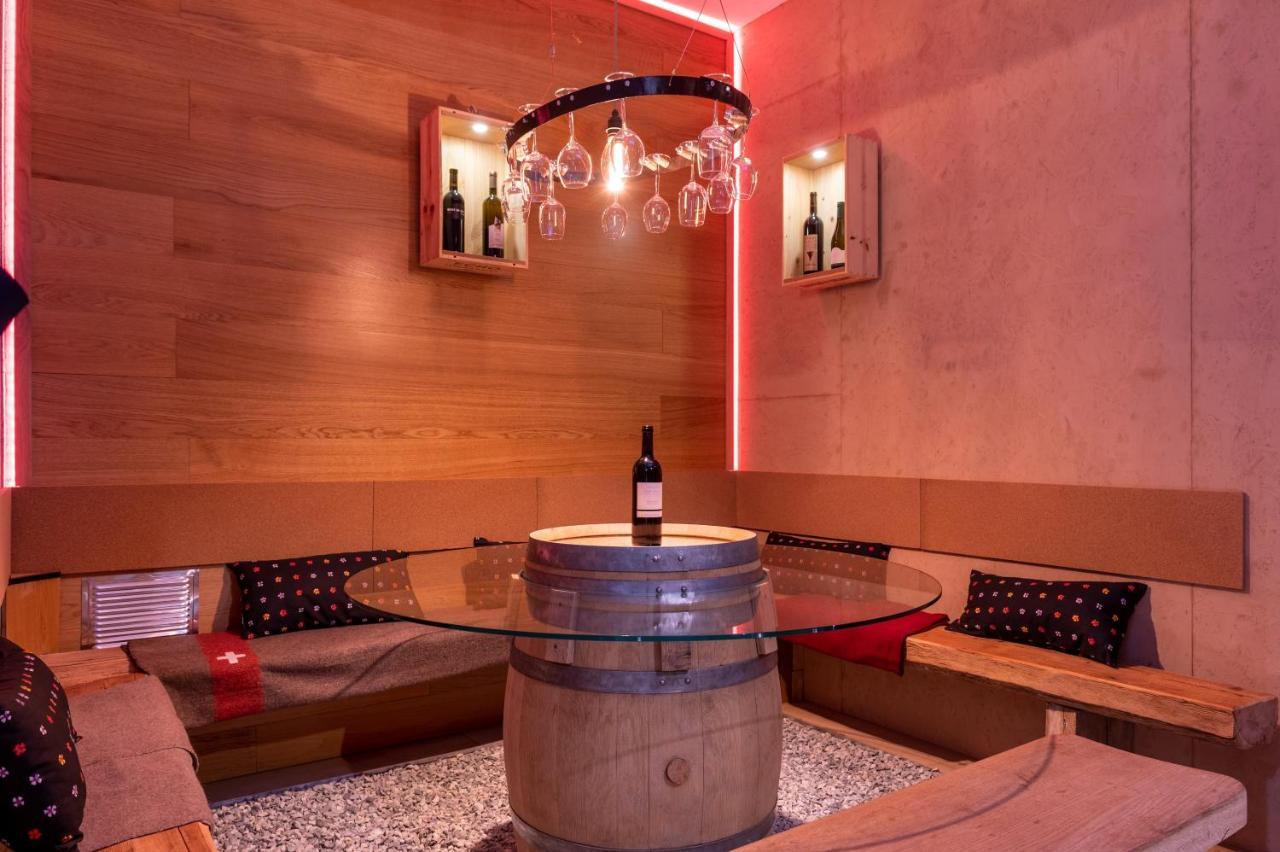 Chalet Diognysos B&B, Boutique Hotel & Wellness Crans-Montana Buitenkant foto