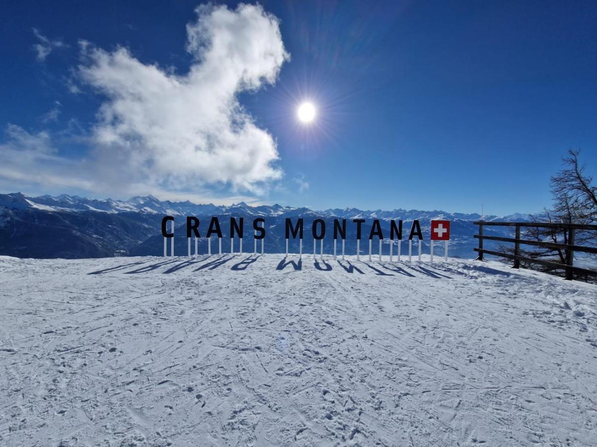 Chalet Diognysos B&B, Boutique Hotel & Wellness Crans-Montana Buitenkant foto