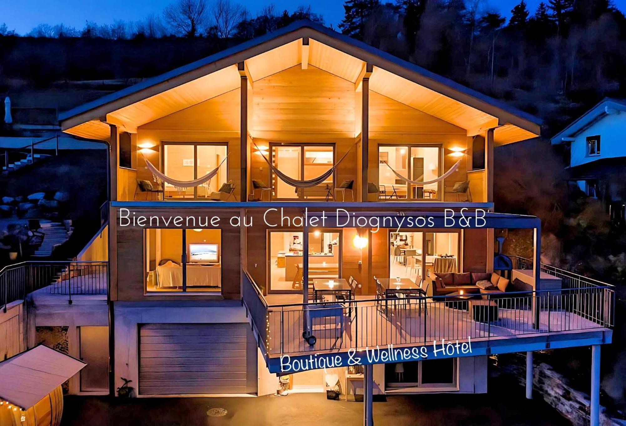 Chalet Diognysos B&B, Boutique Hotel & Wellness Crans-Montana Buitenkant foto