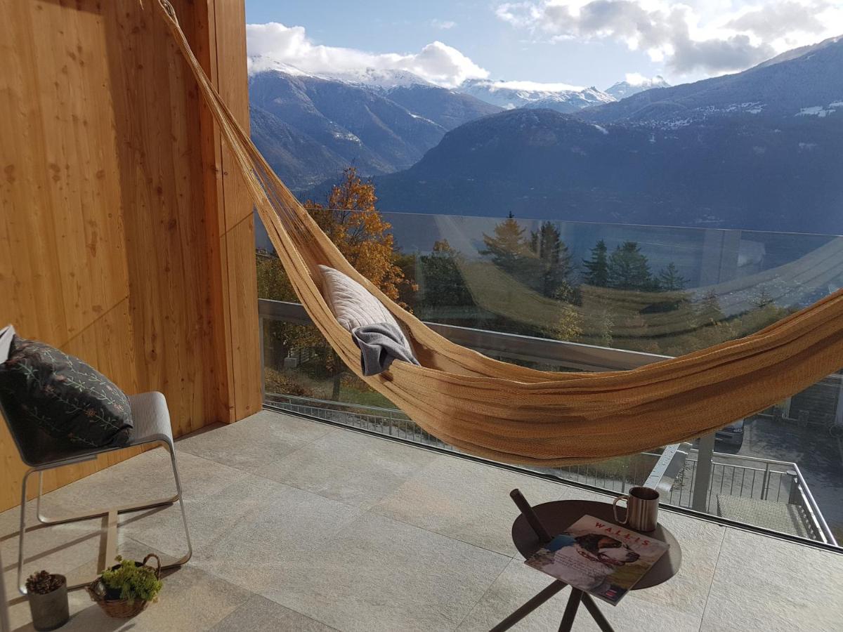 Chalet Diognysos B&B, Boutique Hotel & Wellness Crans-Montana Buitenkant foto