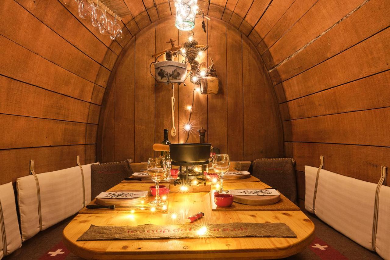 Chalet Diognysos B&B, Boutique Hotel & Wellness Crans-Montana Buitenkant foto
